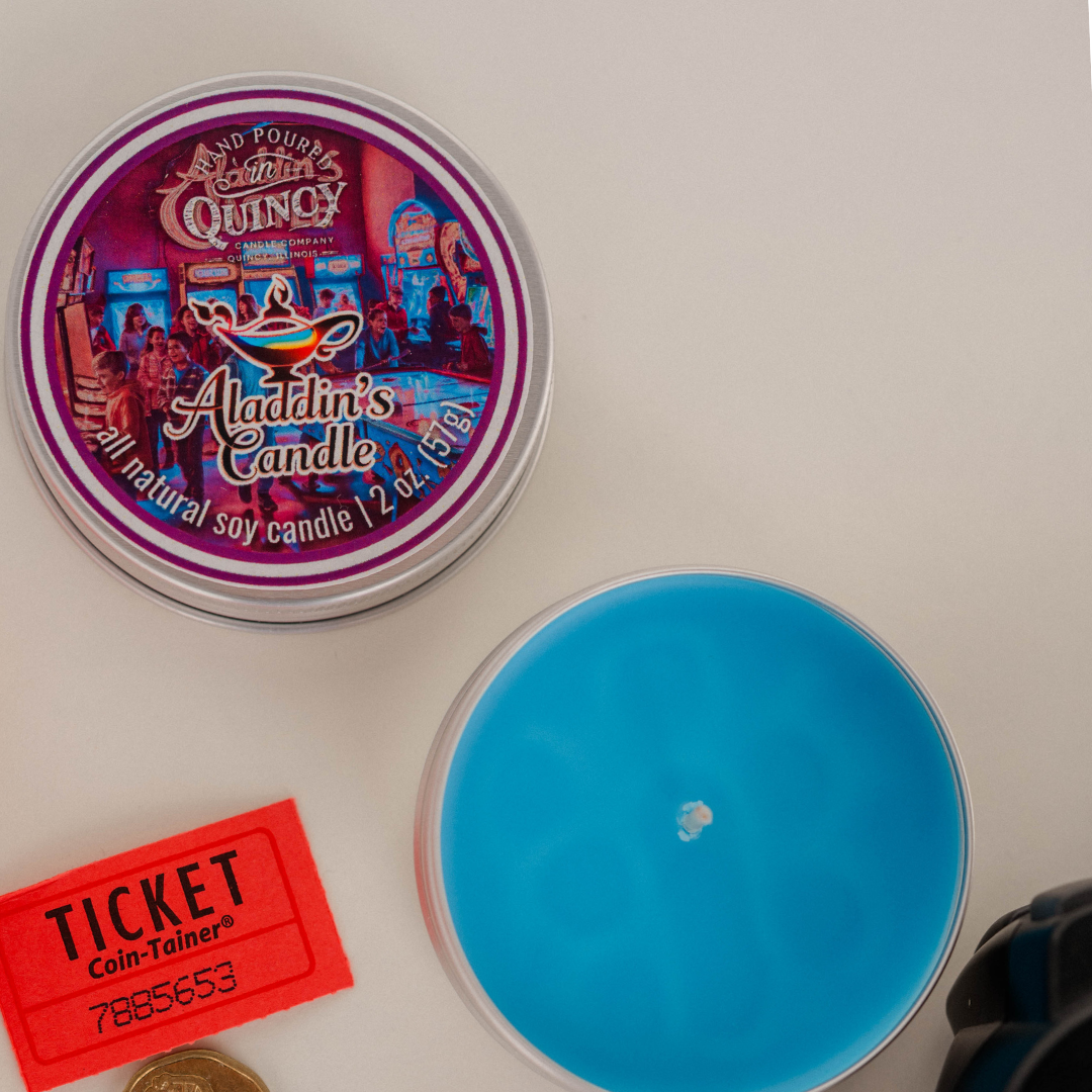 Aladdin's Castle Tribute Candle | Hand Poured Candle by Quincy Candle Co.