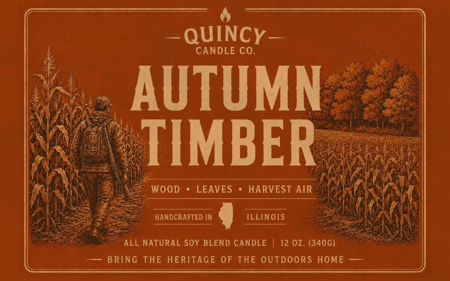 Autumn Timber Candle by Quincy Candle Co.