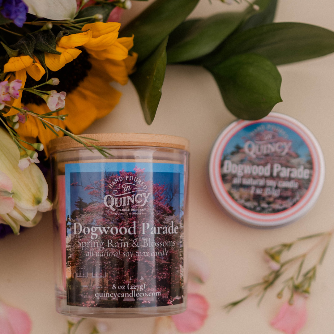 Spring Into Quincy: Blooms & Dogwood Candle Duo 🌸✨