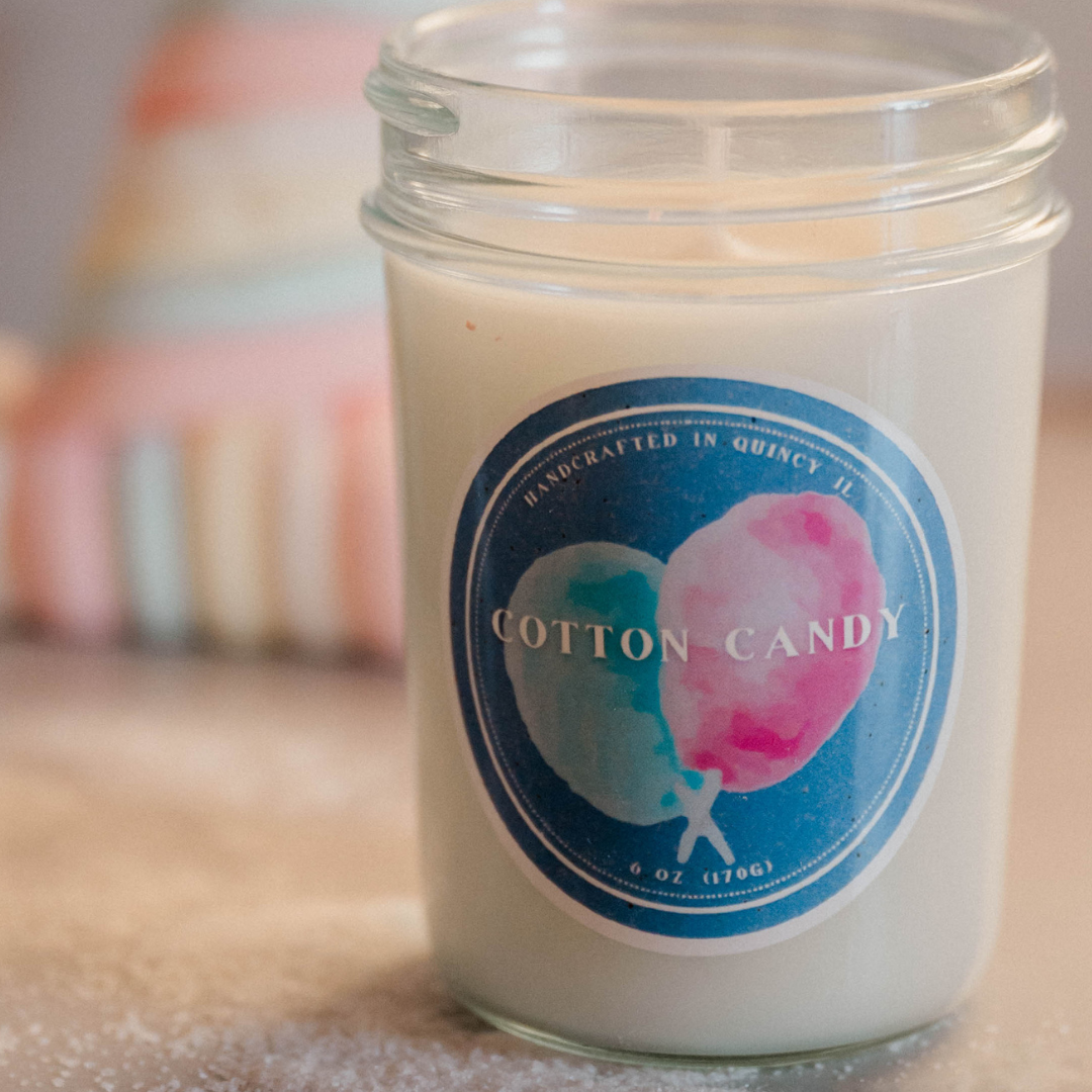 Cotton Candy Candle | Hand Poured Candle by Quincy Candle Co.