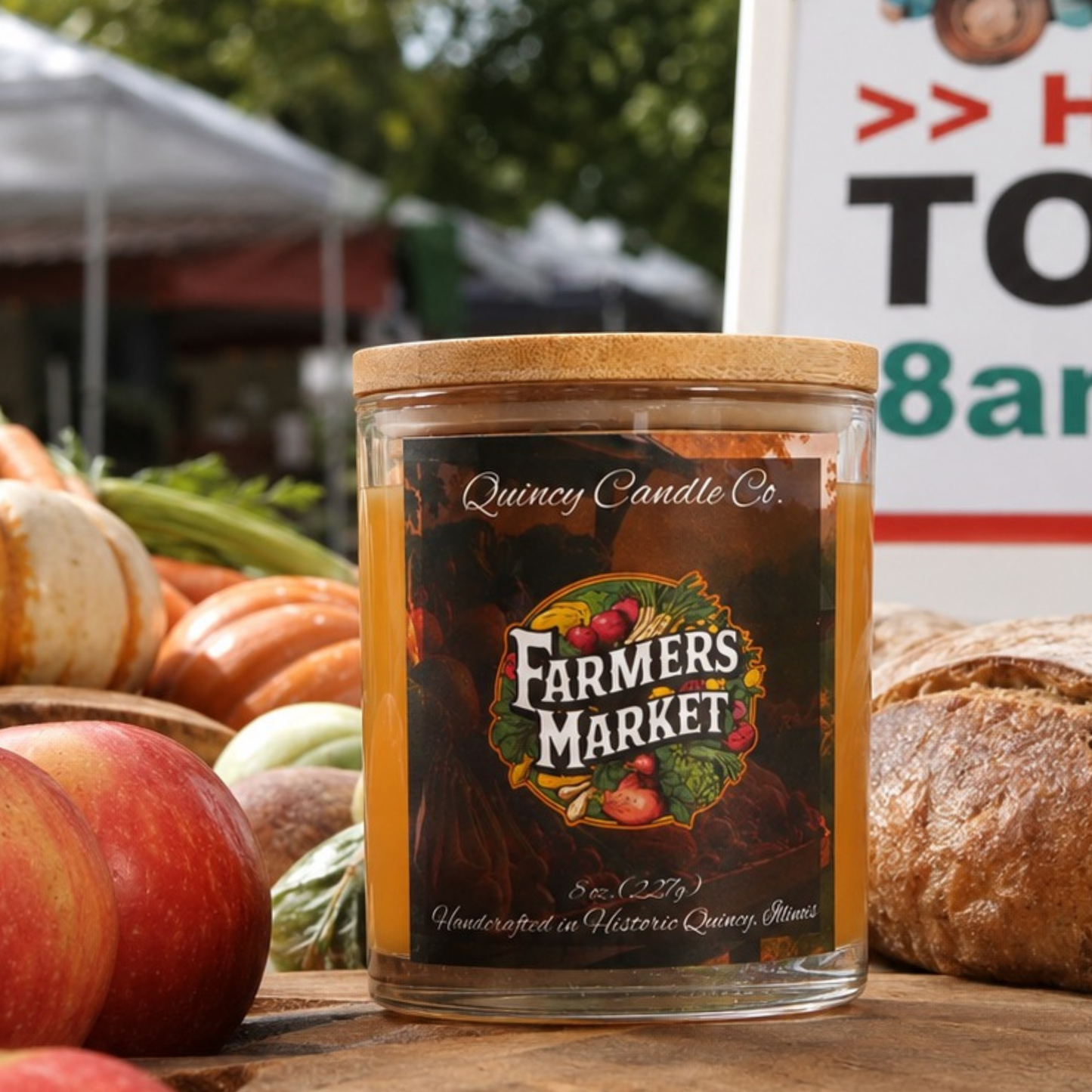 Farmers Market | Hand Poured Candle by Quincy Candle Co.