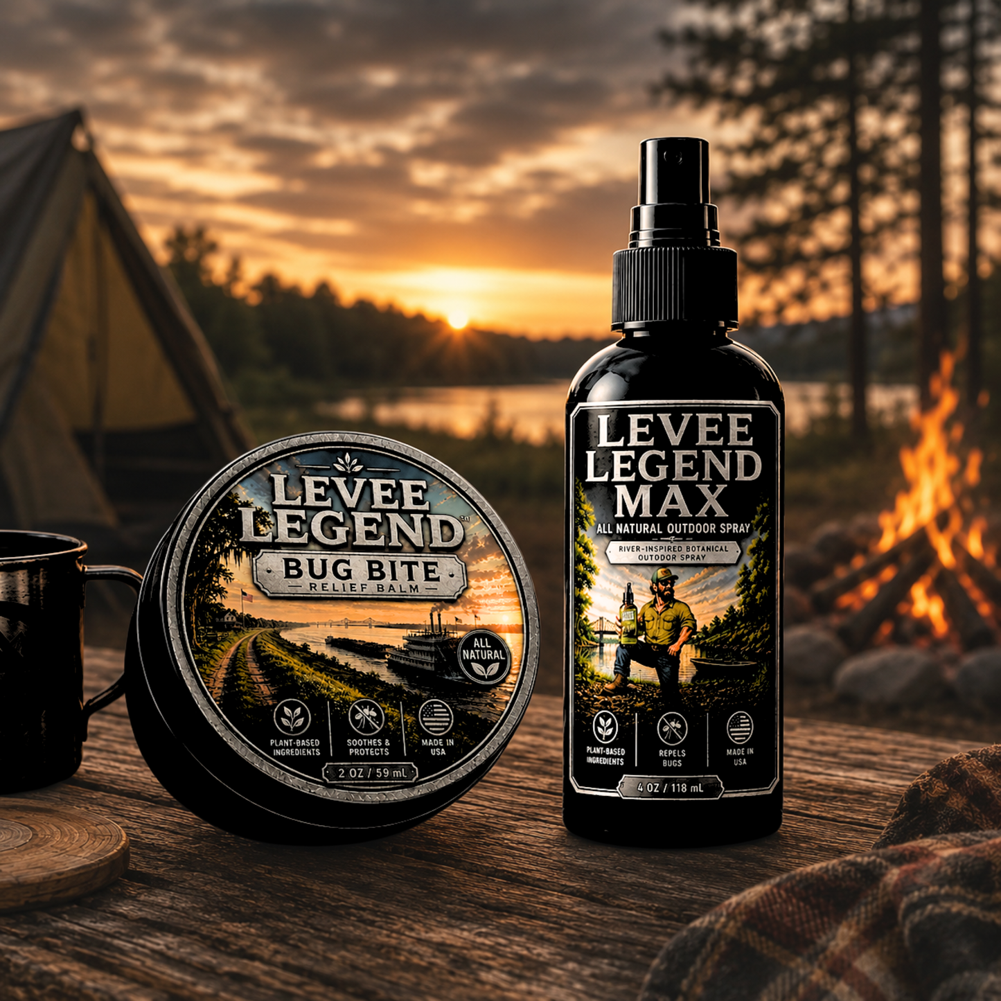Levee Legend™ Bug Bite Relief Balm (2 oz.)