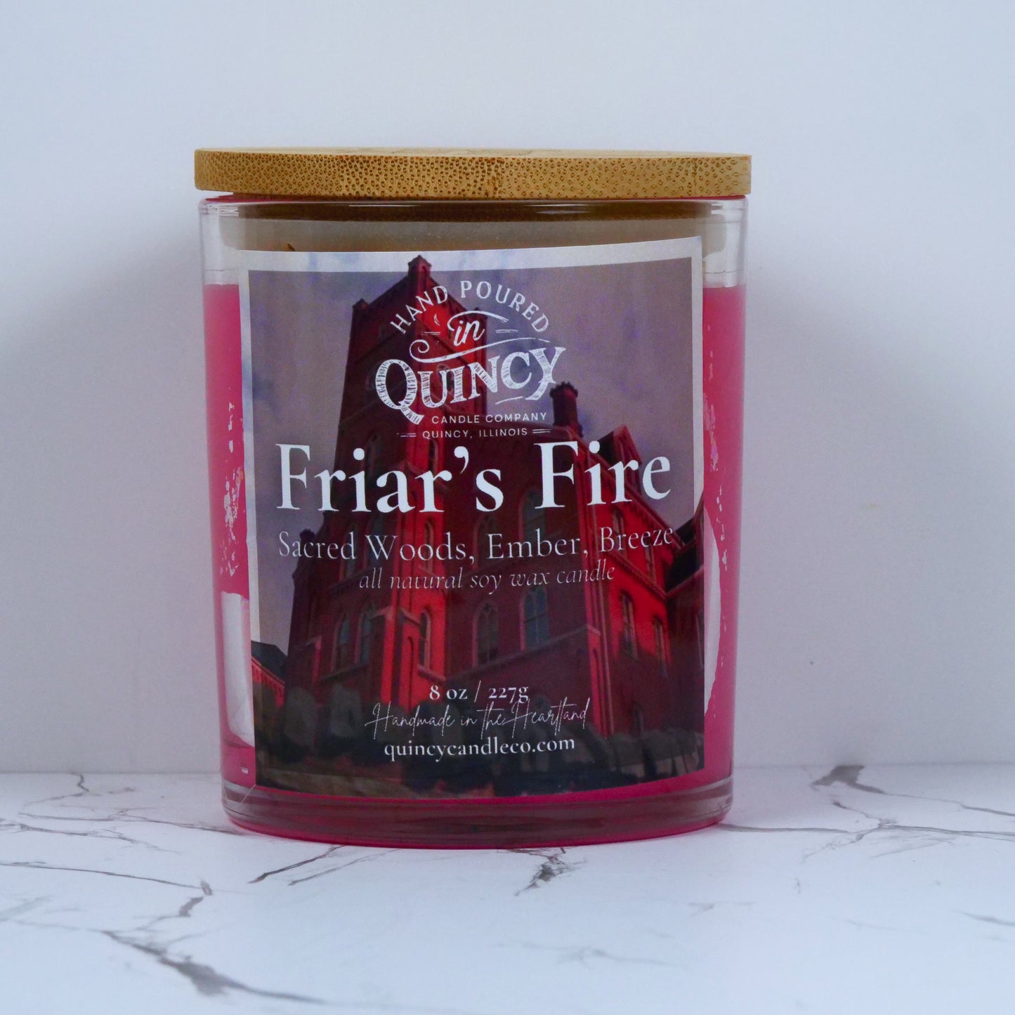 Friar's Fire | Hand Poured Candle by Quincy Candle Co.