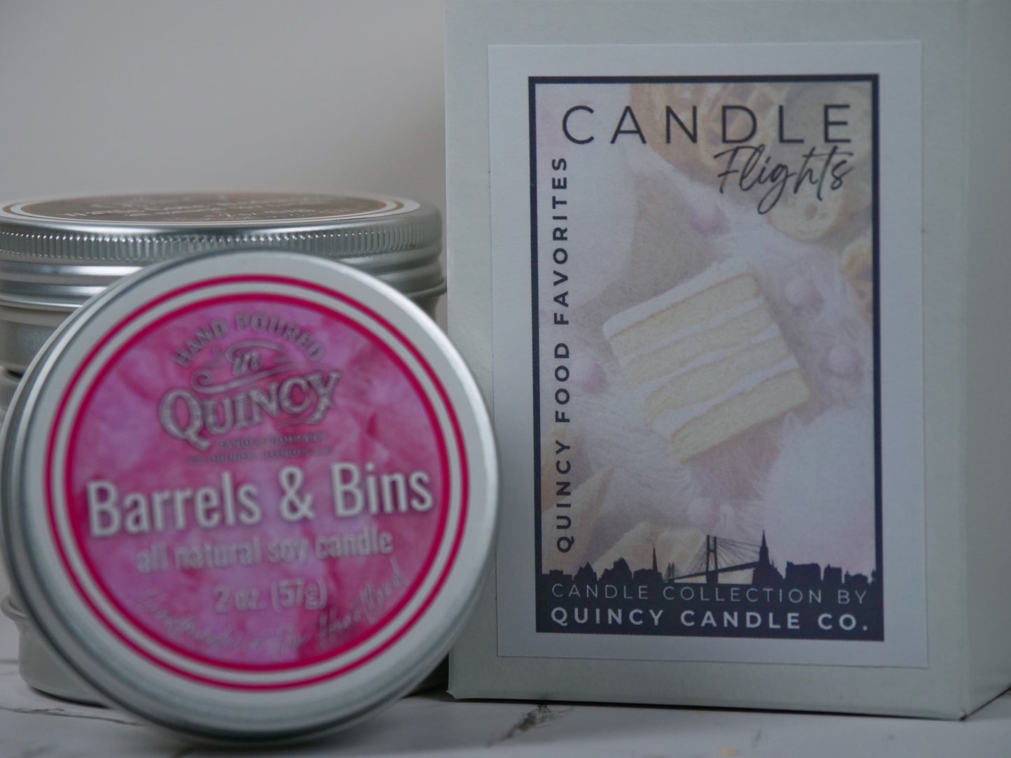 Quincy Food Favorites Candle Flight by Quincy Candle Co.