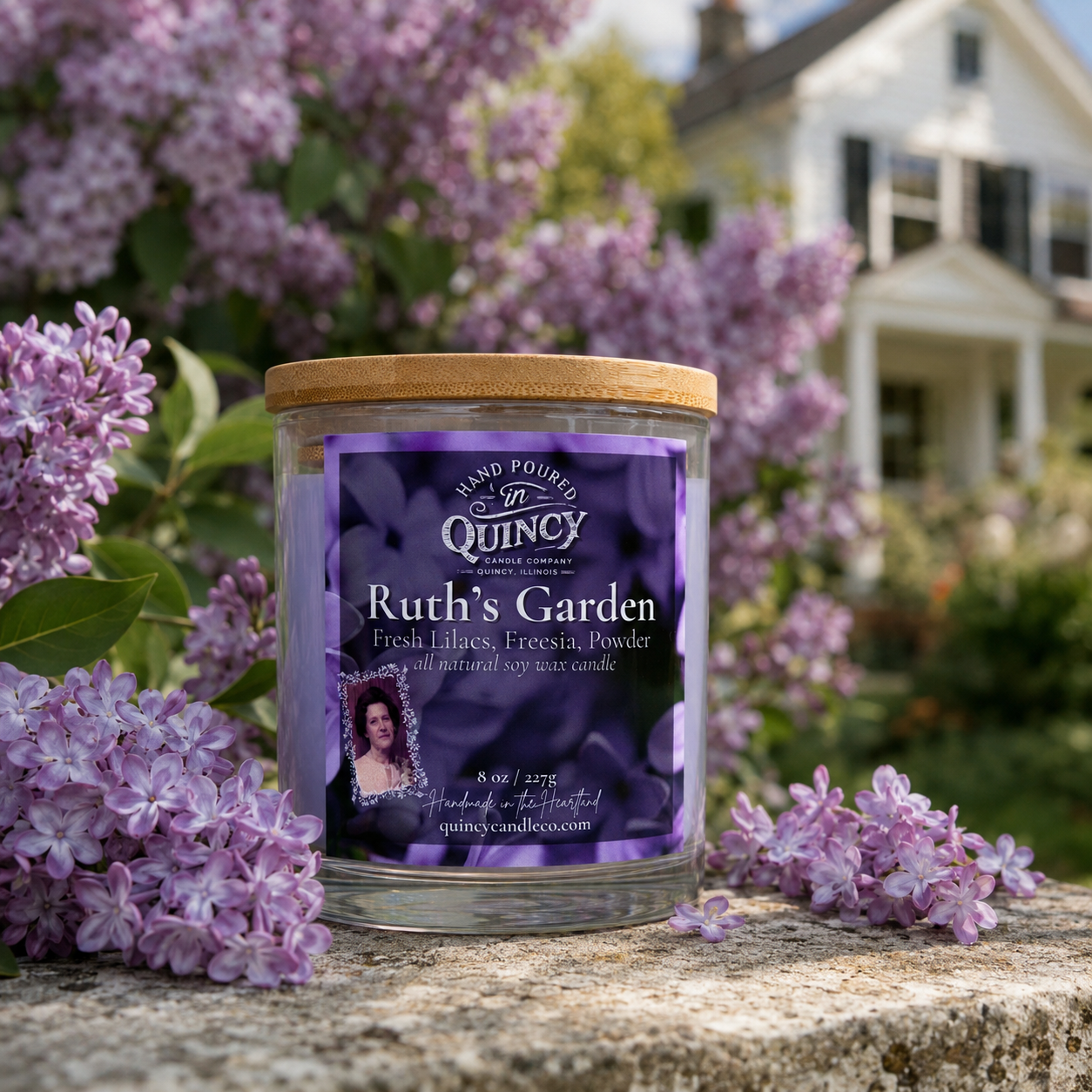 Ruth's Garden | Hand Poured Candle by Quincy Candle Co.