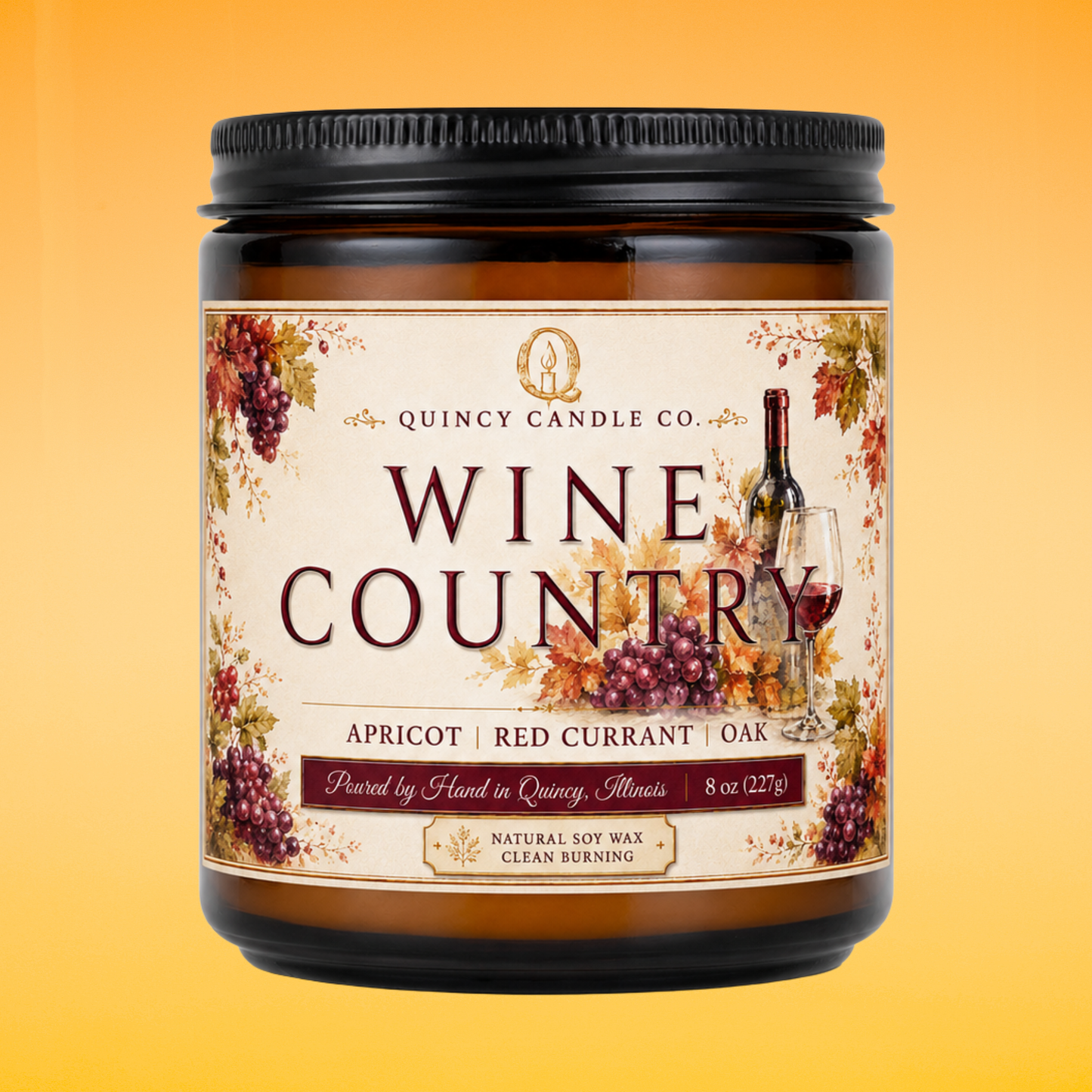 Wine Country Candle by Quincy Candle Co.