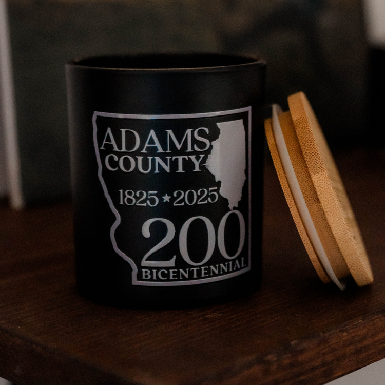 Adams County Illinois Bicentennial Commemorative Candles