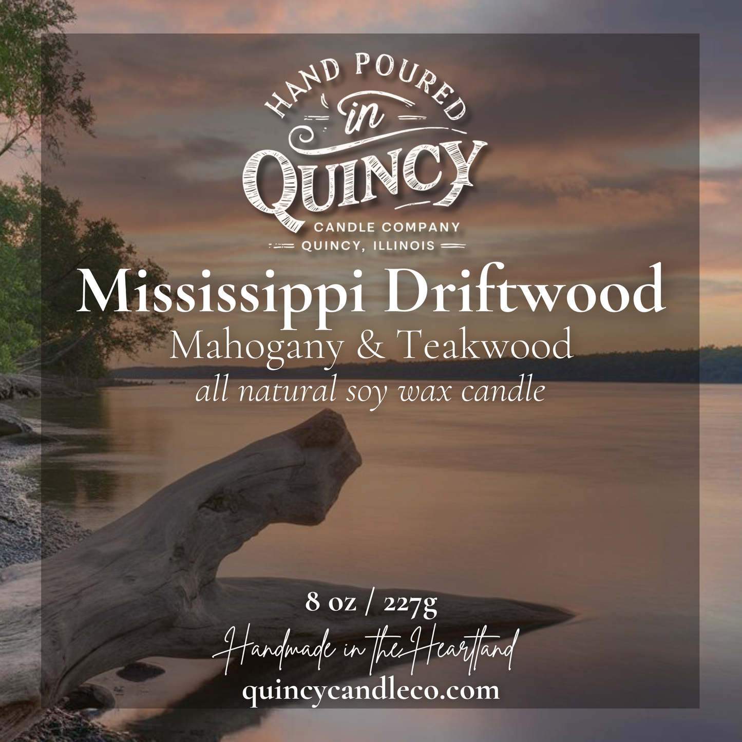 Mississippi Driftwood | Hand Poured Candle by Quincy Candle Co.