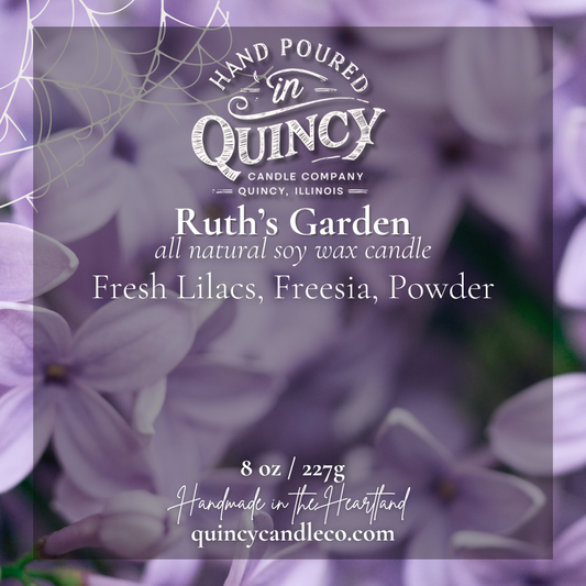 Ruth's Garden | Hand Poured Candle by Quincy Candle Co.