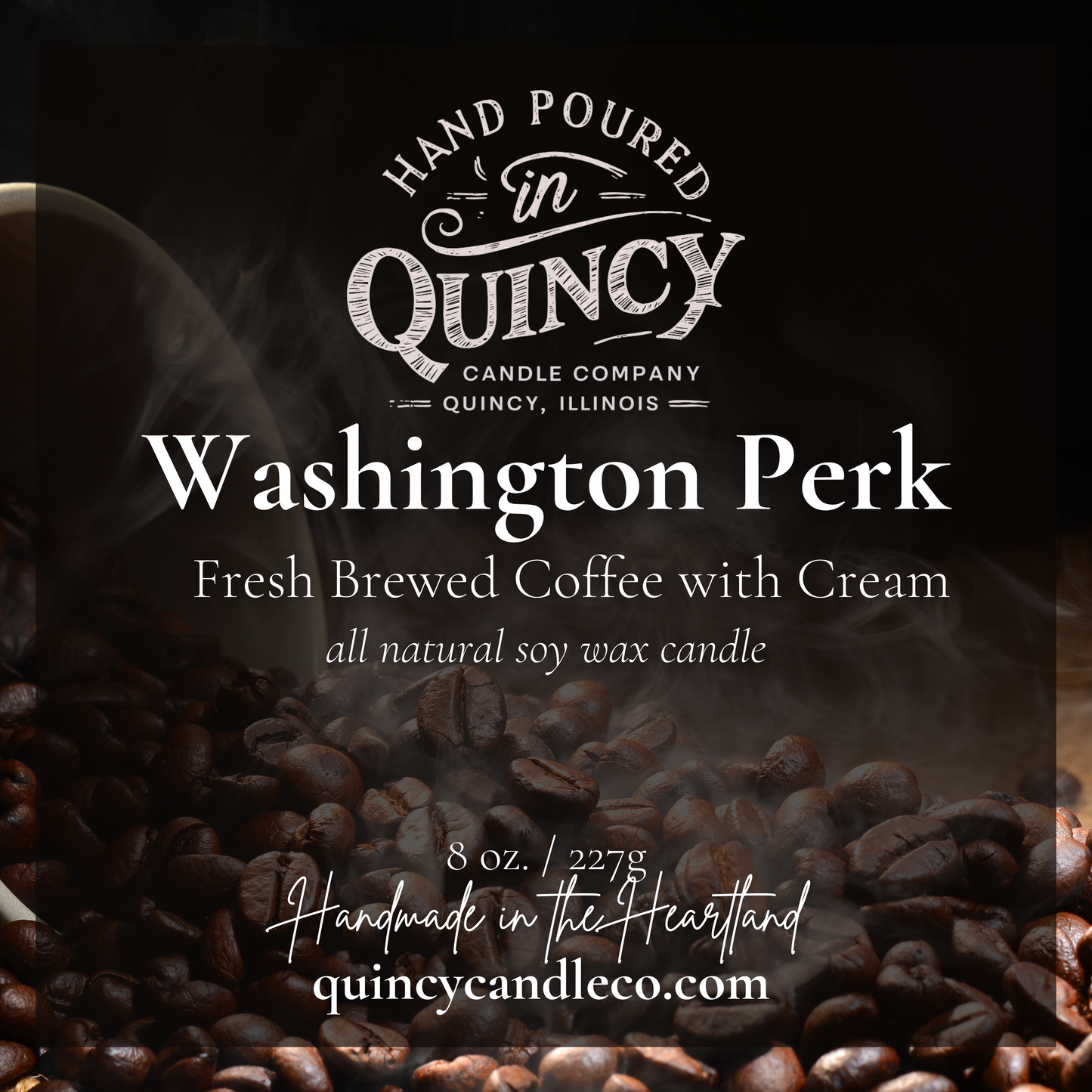 Washington Perk | Hand Poured Candle by Quincy Candle Co.