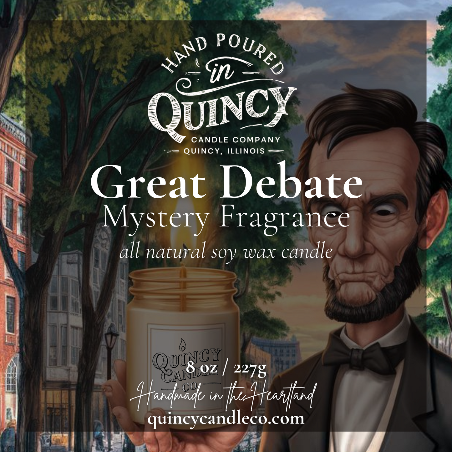 Great Debate Mystery Candle | Hand Poured Candle by Quincy Candle Co.