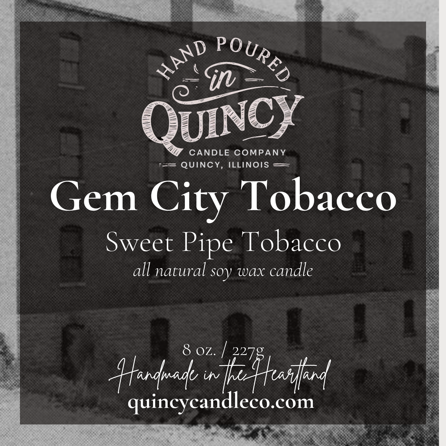 Gem City Tobacco | Hand Poured Candle by Quincy Candle Co.