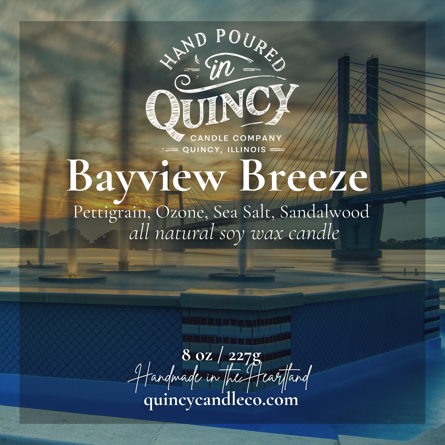 Bayview Breeze | Hand Poured Candle by Quincy Candle Co.