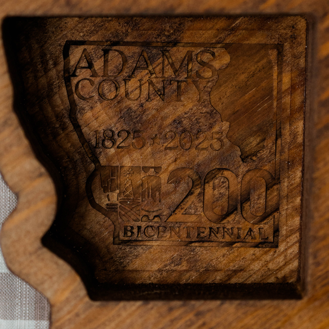Founder's Flame Candle | Adams County Illinois Bicentennial Commemorative Candle