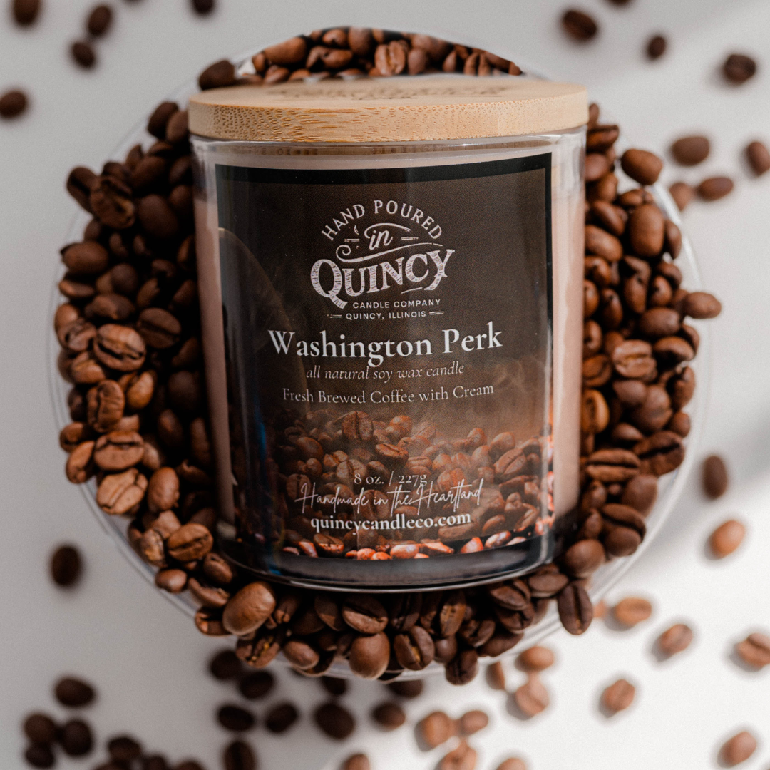 Washington Perk | Hand Poured Candle by Quincy Candle Co.