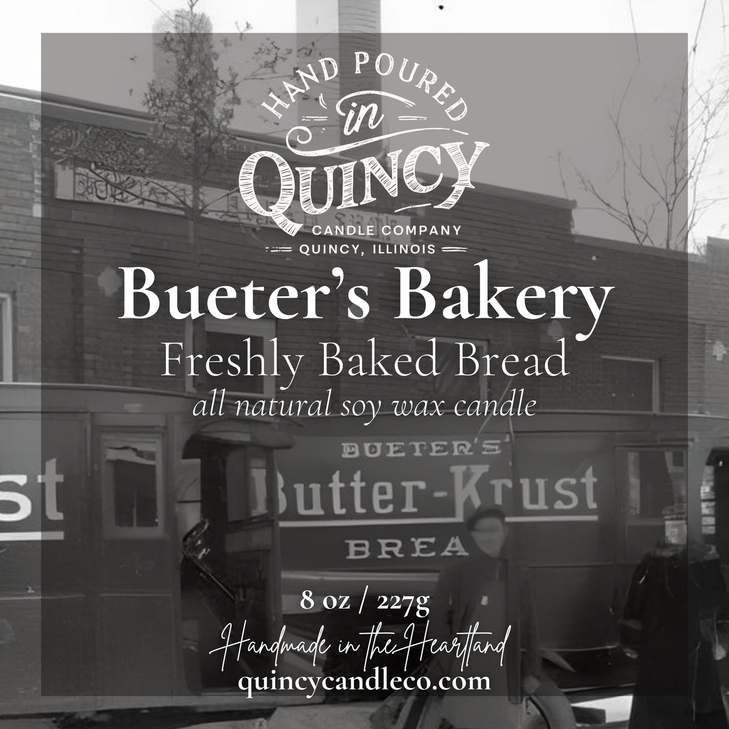 Bueter's Bakery | Hand Poured Candle by Quincy Candle Co.