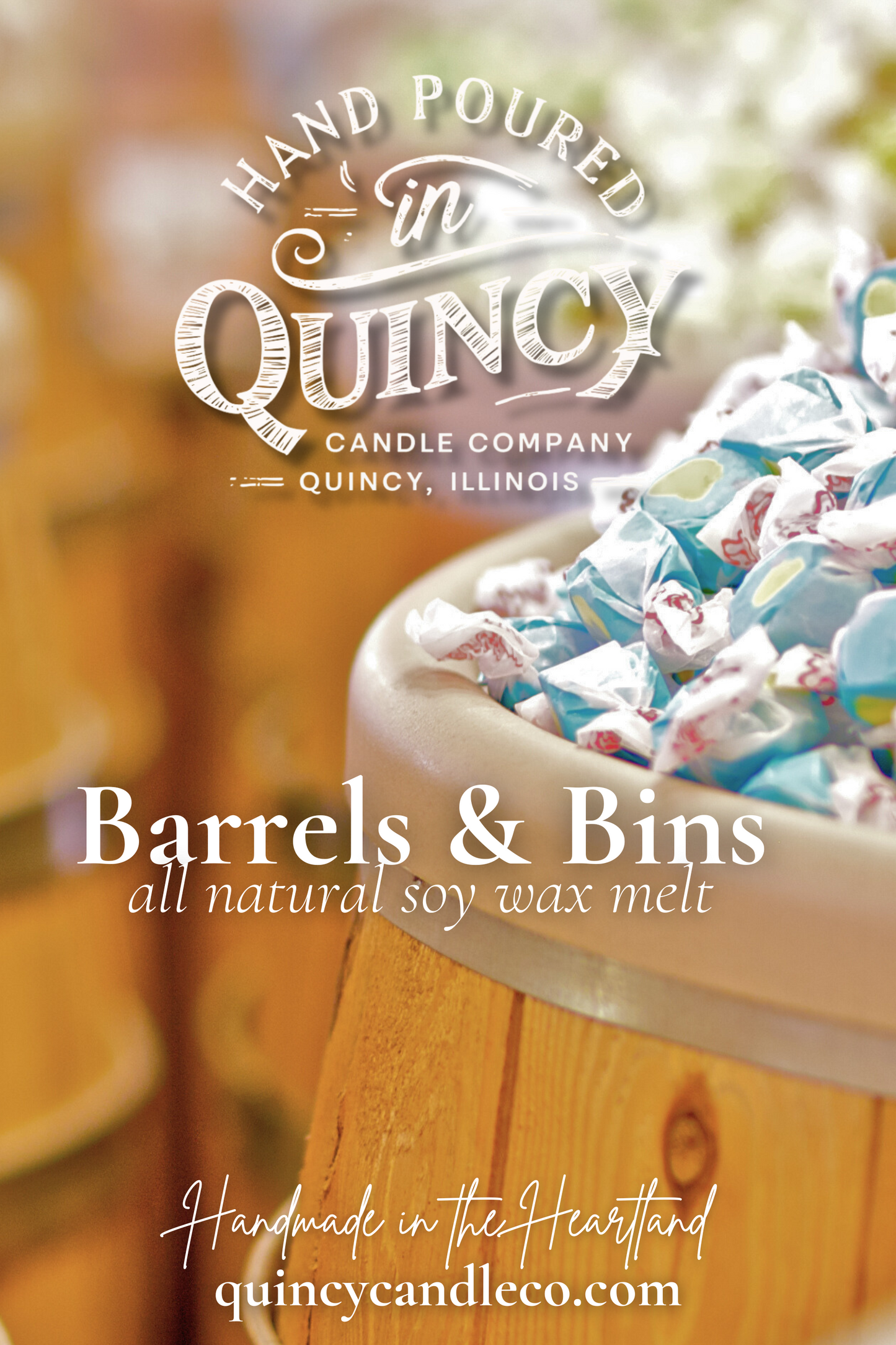 Barrels & Bins | Hand Poured Wax Melt by Quincy Candle Co.