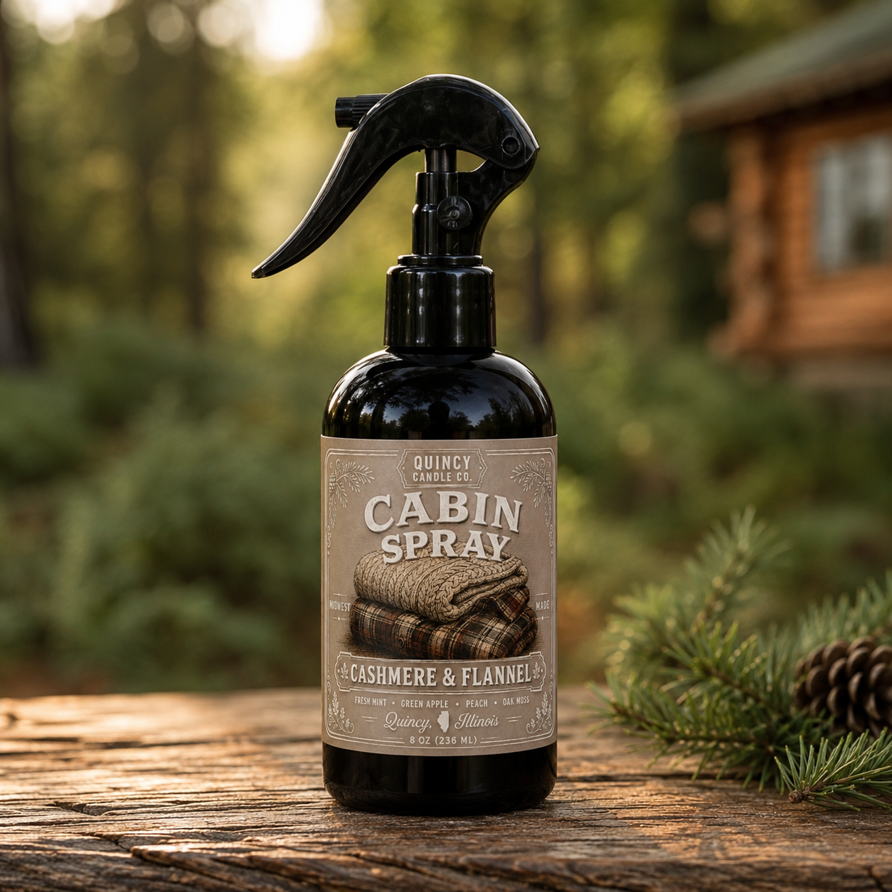 Cashmere & Flannel Cabin & Linen Spray (8 oz.)