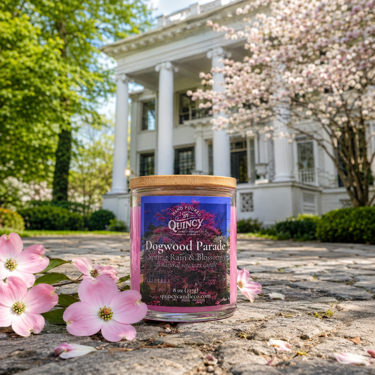 Dogwood Parade Candle | Hand Poured Candle by Quincy Candle Co.
