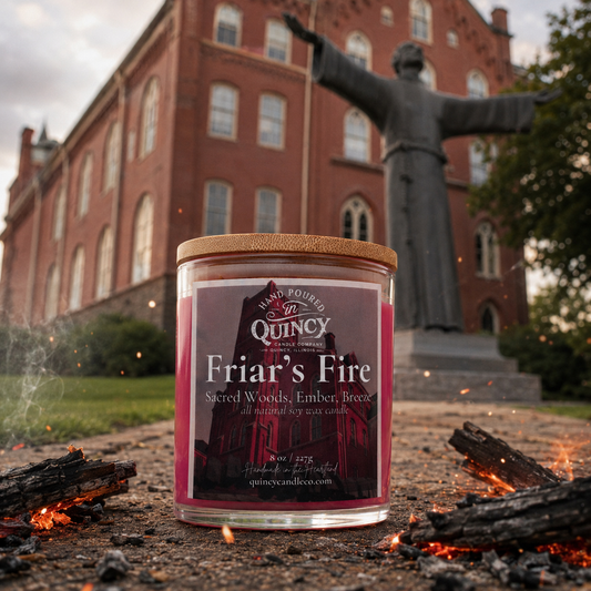 Friar's Fire | Hand Poured Candle by Quincy Candle Co.