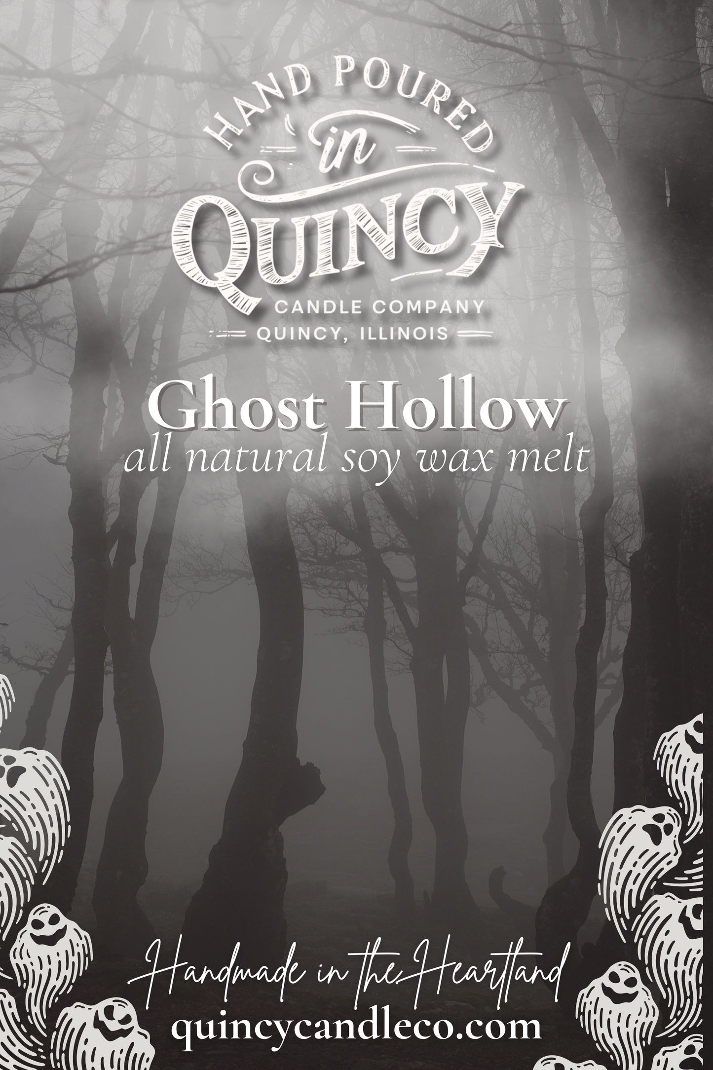 Ghost Hollow | Hand Poured Wax Melt by Quincy Candle Co.