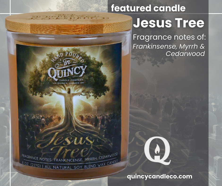 Jesus Tree | Hand Poured Candle by Quincy Candle Co.