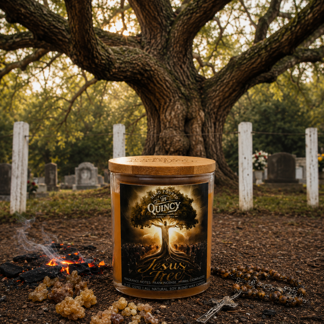 Jesus Tree | Hand Poured Candle by Quincy Candle Co.