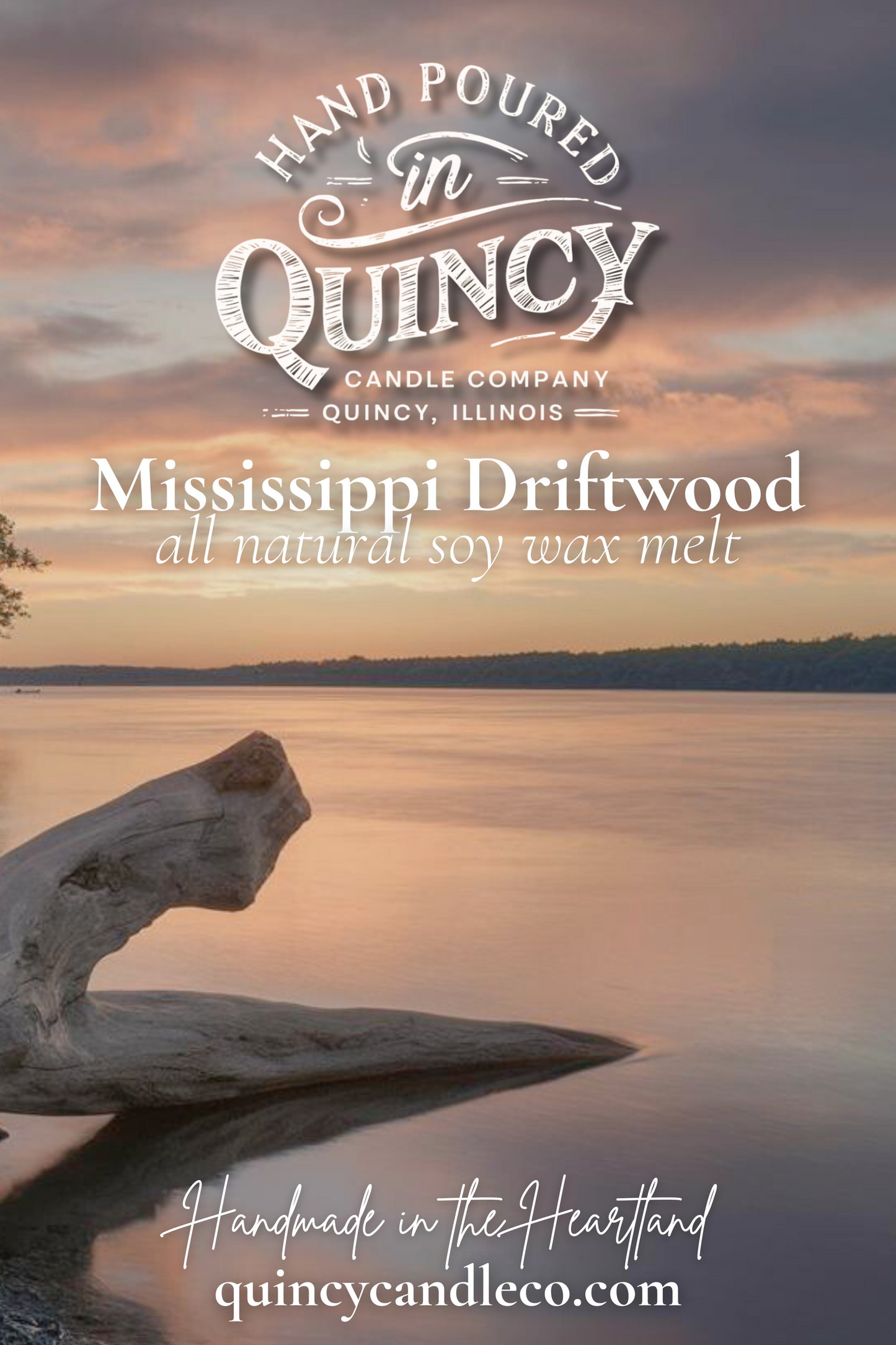 Mississippi Driftwood | Hand Poured Wax Melt by Quincy Candle Co.