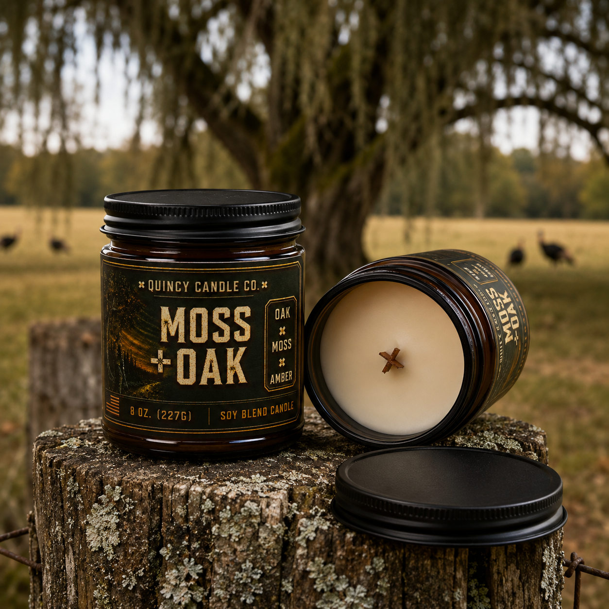 Moss & Oak Candle by Quincy Candle Co.