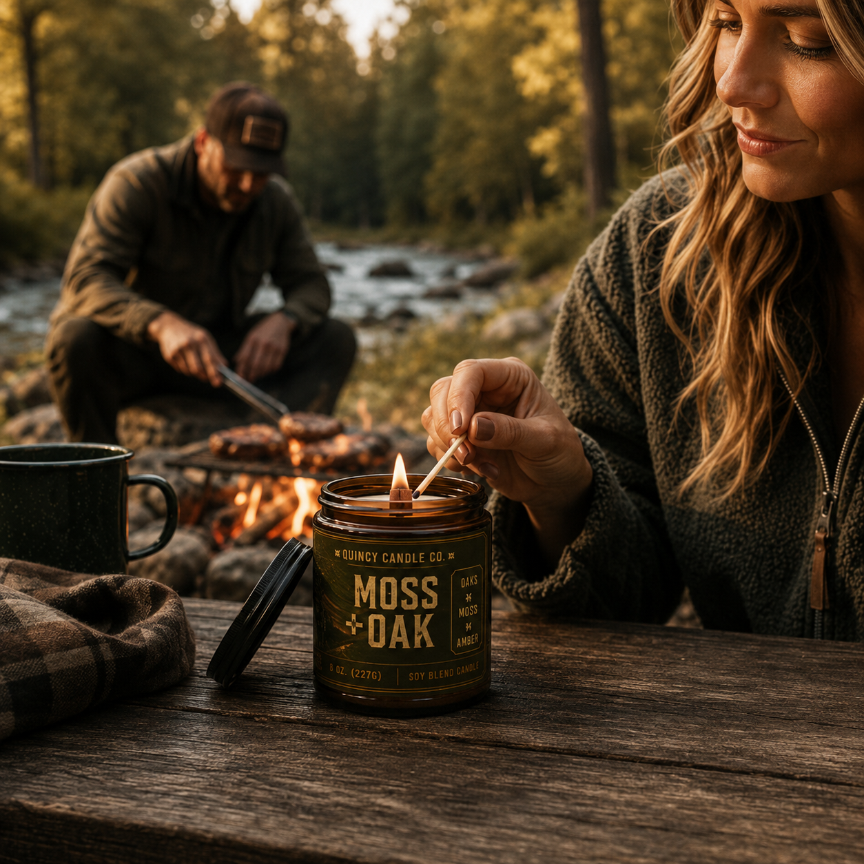 Moss & Oak Candle by Quincy Candle Co.