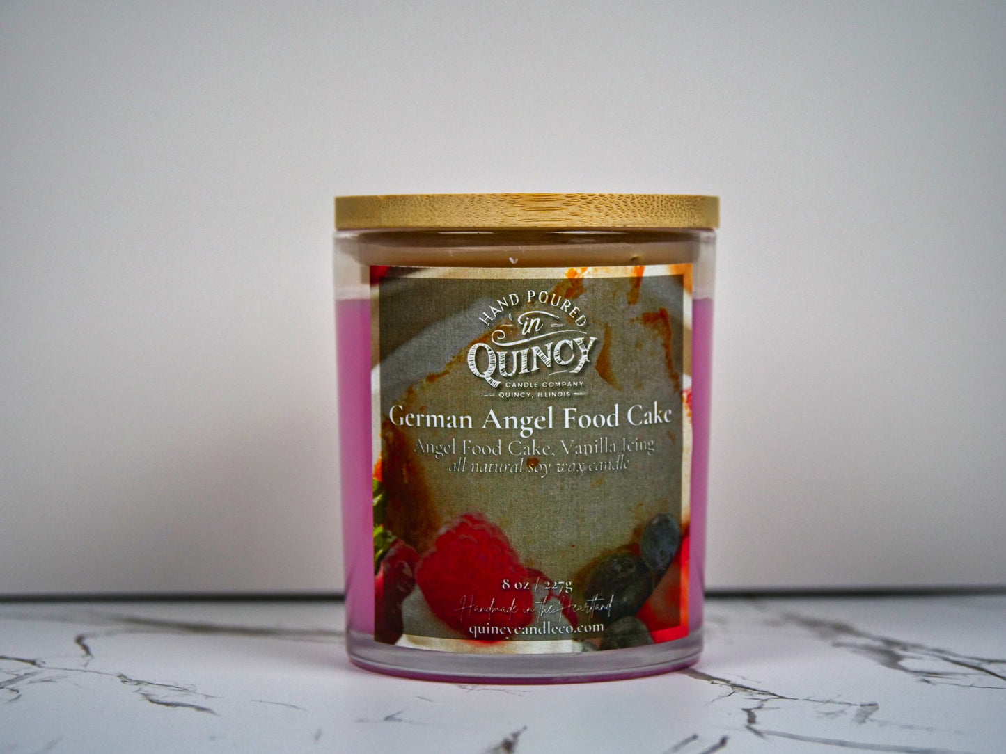 German Angel Food Cake | Hand Poured Candle by Quincy Candle Co.