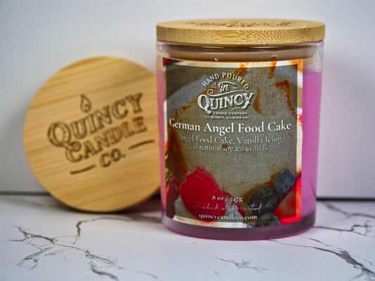 German Angel Food Cake | Hand Poured Candle by Quincy Candle Co.