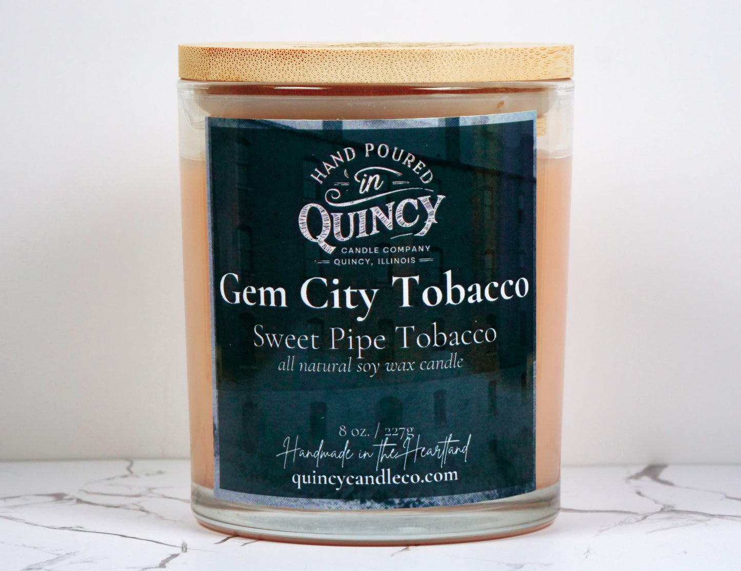 Gem City Tobacco | Hand Poured Candle by Quincy Candle Co.