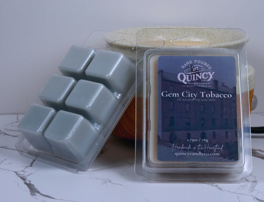 Gem City Tobacco | Hand Poured Wax Melt by Quincy Candle Co.