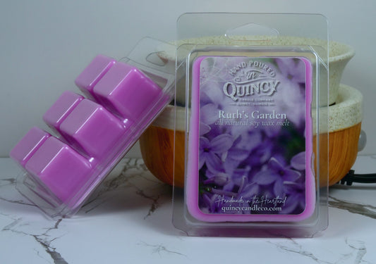 Ruth's Garden | Hand Poured Wax Melt by Quincy Candle Co.