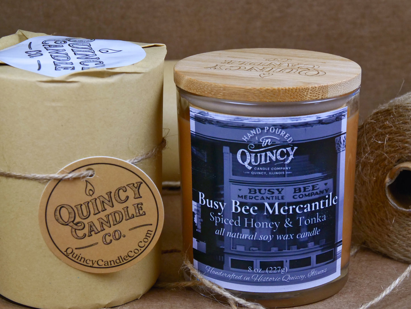 Busy Bee Mercantile Candle | Hand Poured Candle by Quincy Candle Co.