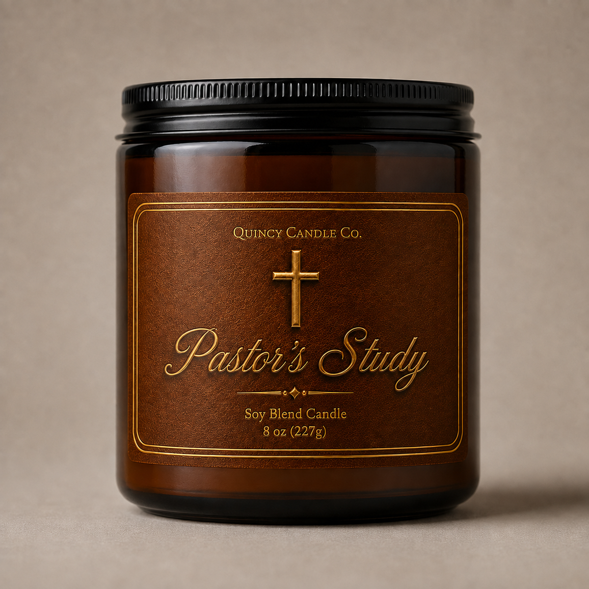 Pastor's Study | Hand Poured Candle by Quincy Candle Co.
