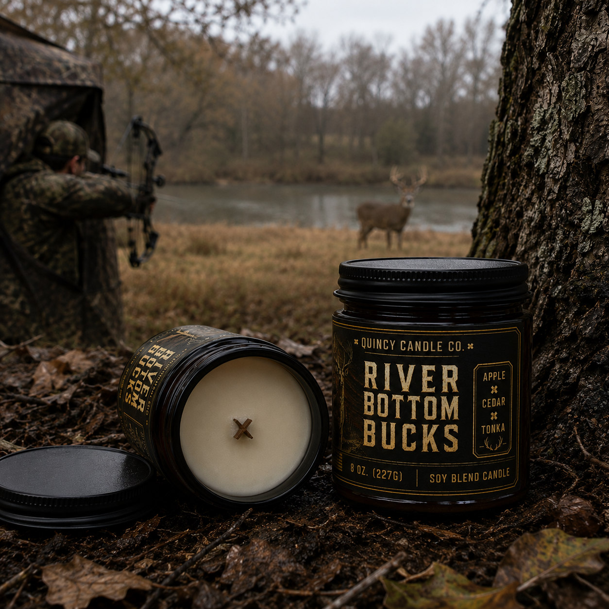 River Bottom Bucks by Quincy Candle Co.