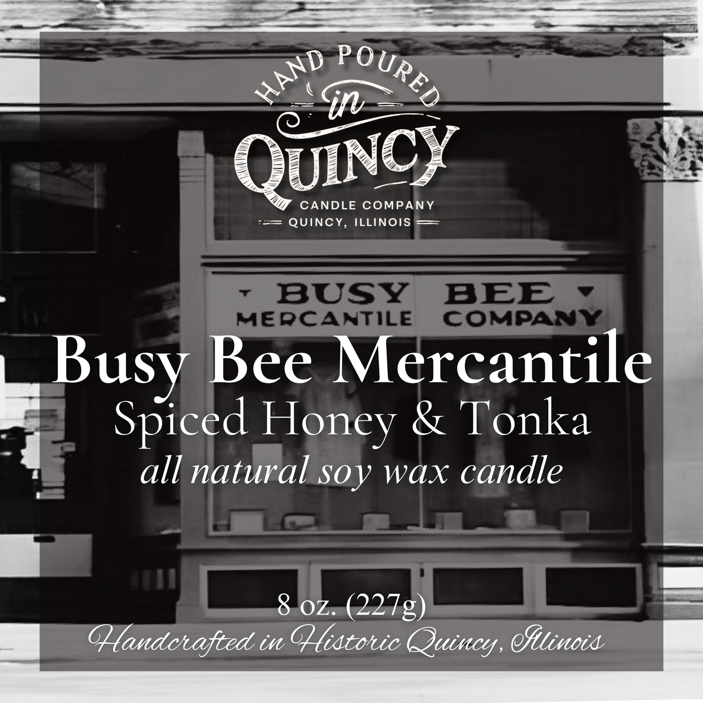 Busy Bee Mercantile Candle | Hand Poured Candle by Quincy Candle Co.