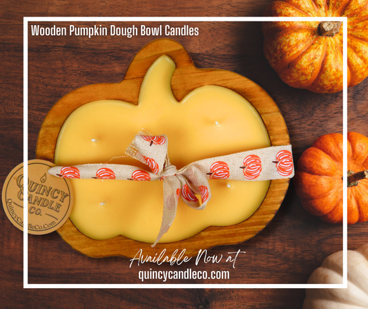 Pumpkin Patch Dough Bowl Candle | Hand Poured by Quincy Candle Co.