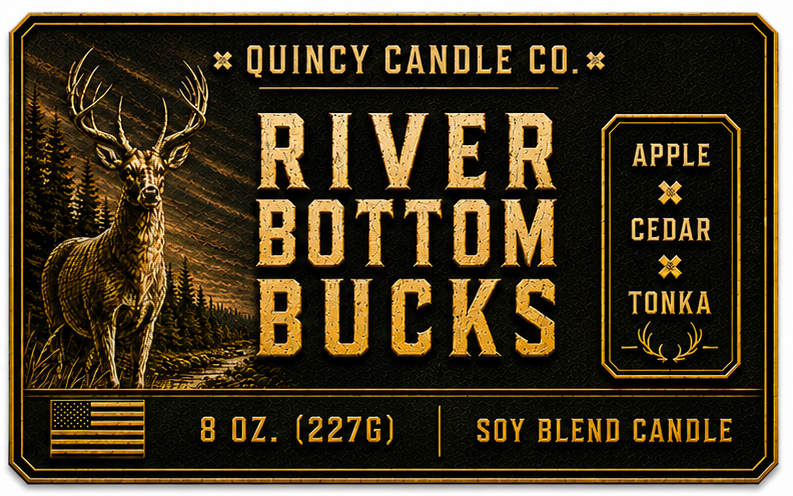 River Bottom Bucks by Quincy Candle Co.