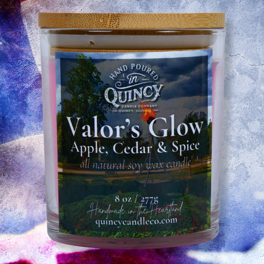 Valor's Glow | Hand Poured Candle by Quincy Candle Co.