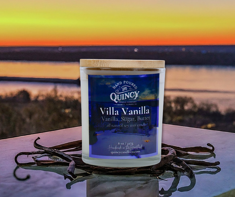 Villa Vanilla | Hand Poured Candle by Quincy Candle Co.